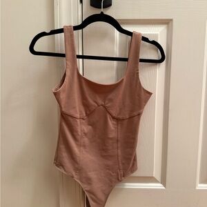 Abercrombie & Fitch Double-Layered Seamless Fabric Corset Bodysuit